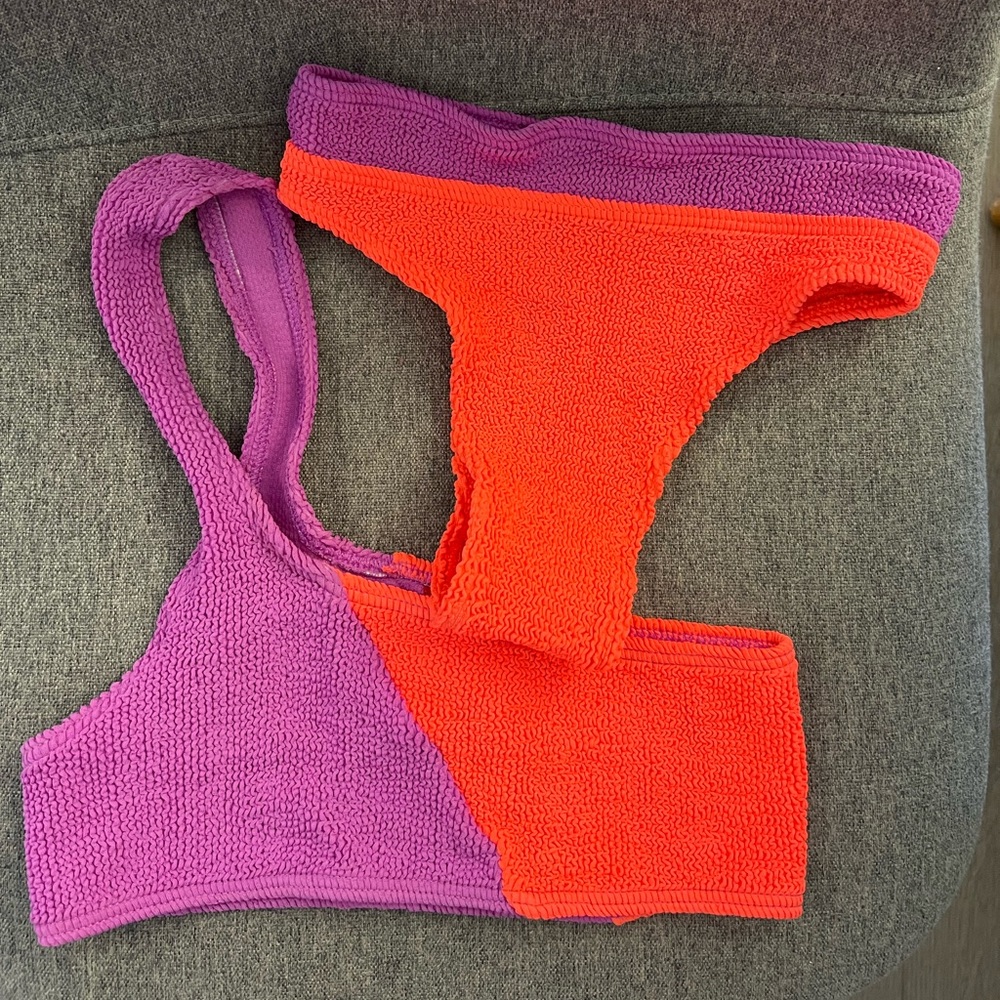 Bond-Eye Swim Purple and Red Bikini